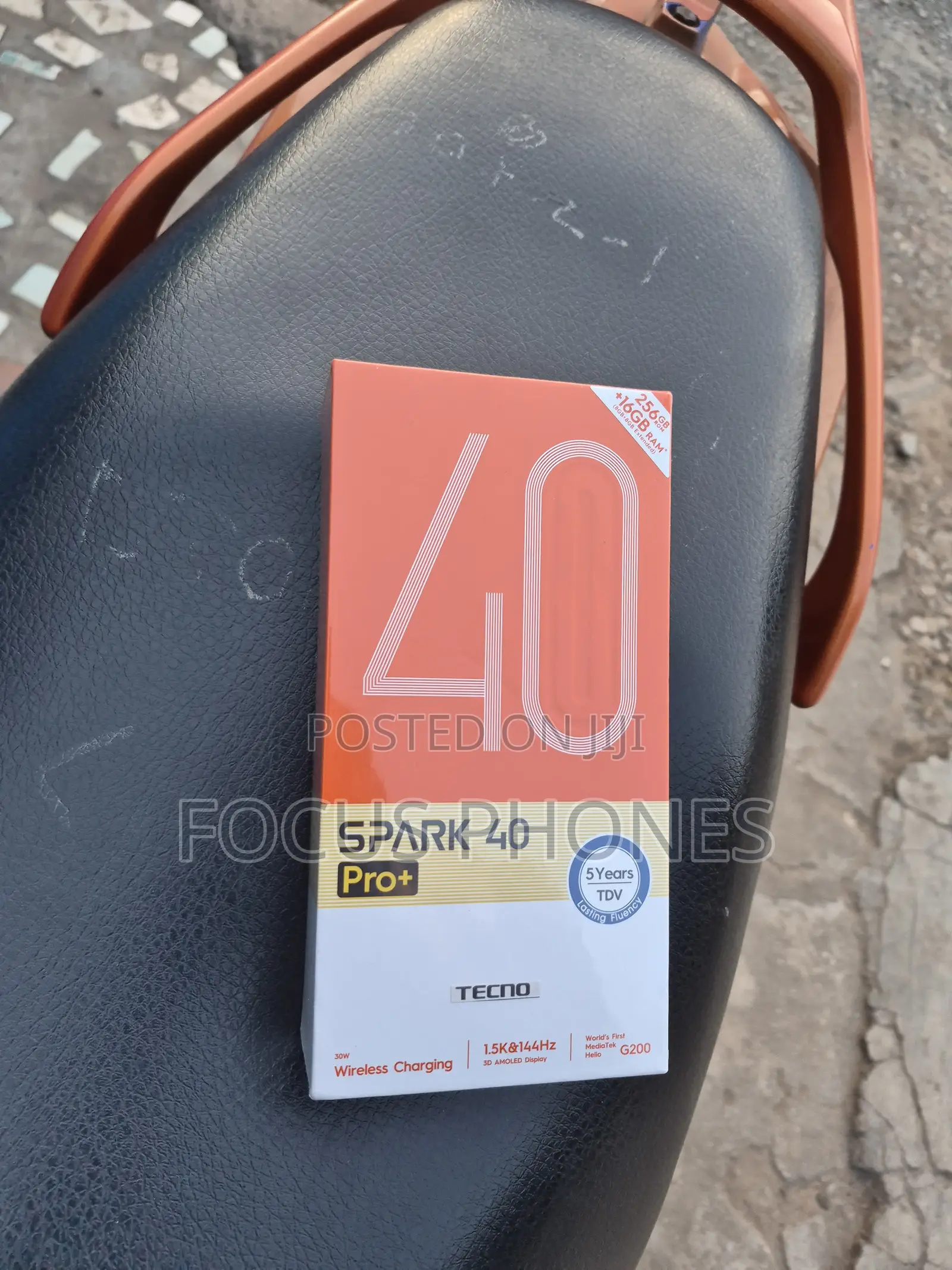 New Tecno Spark 40 Pro+ 256 GB Black