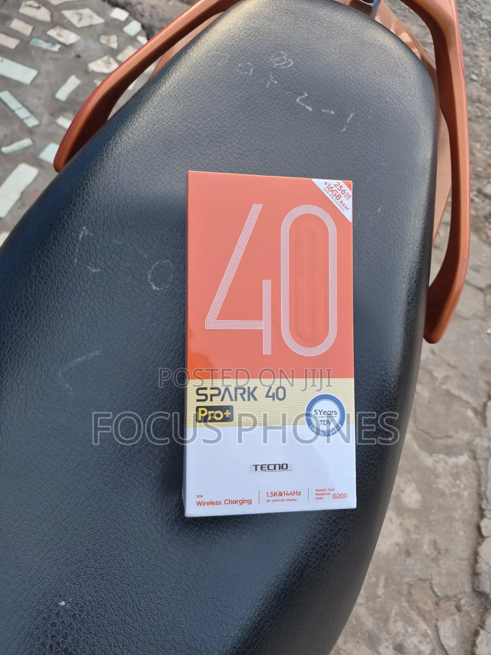 New Tecno Spark 40 Pro+ 256 GB Black