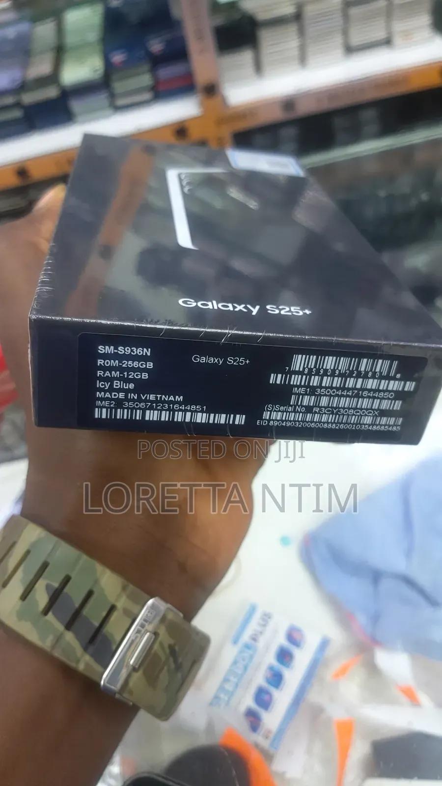 New Samsung Galaxy S25+ 256 GB Blue