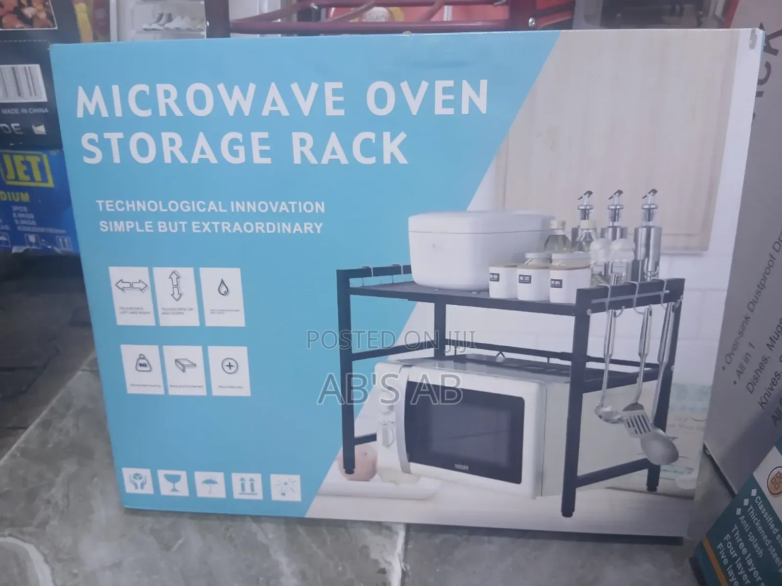 Microwave Oven Storage Rack