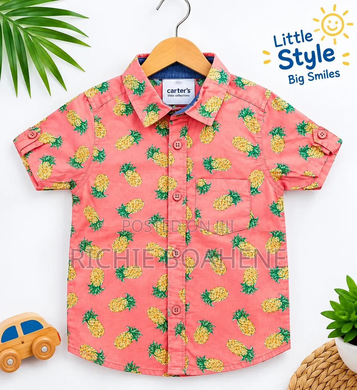 Summer Top for Boy 4 5 8 Year Old