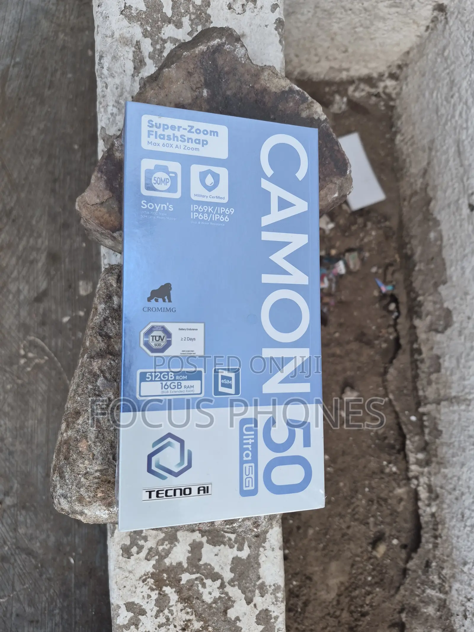 New Tecno Camon 50 Ultra 512 GB Black