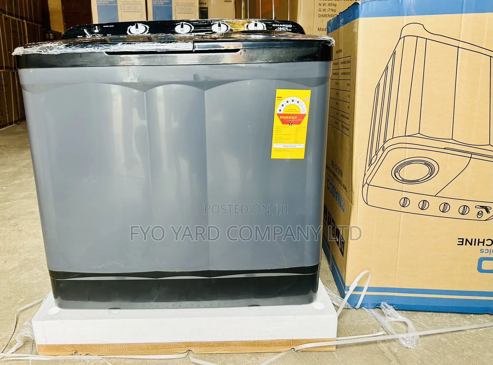 Effective Washing Nasco 15KG Top Load Twin Tub Washing Machine