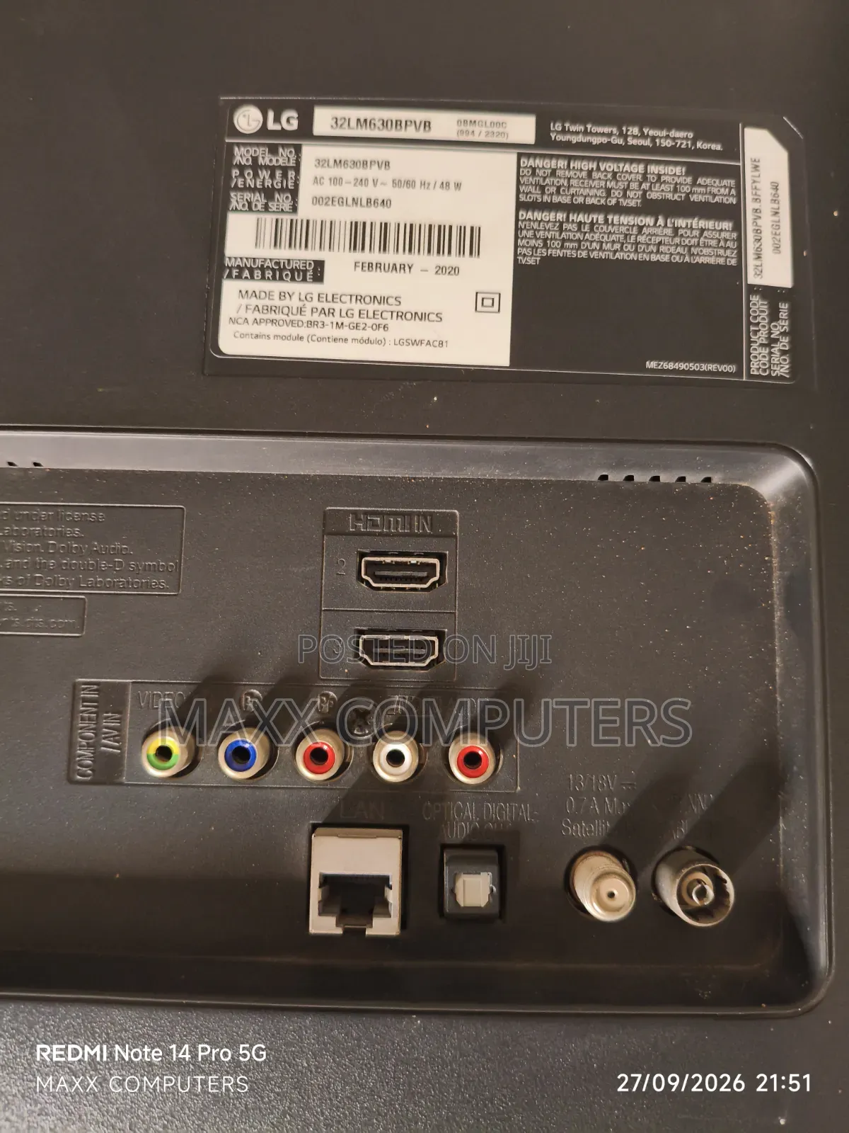 32 Inches Smart LG TV