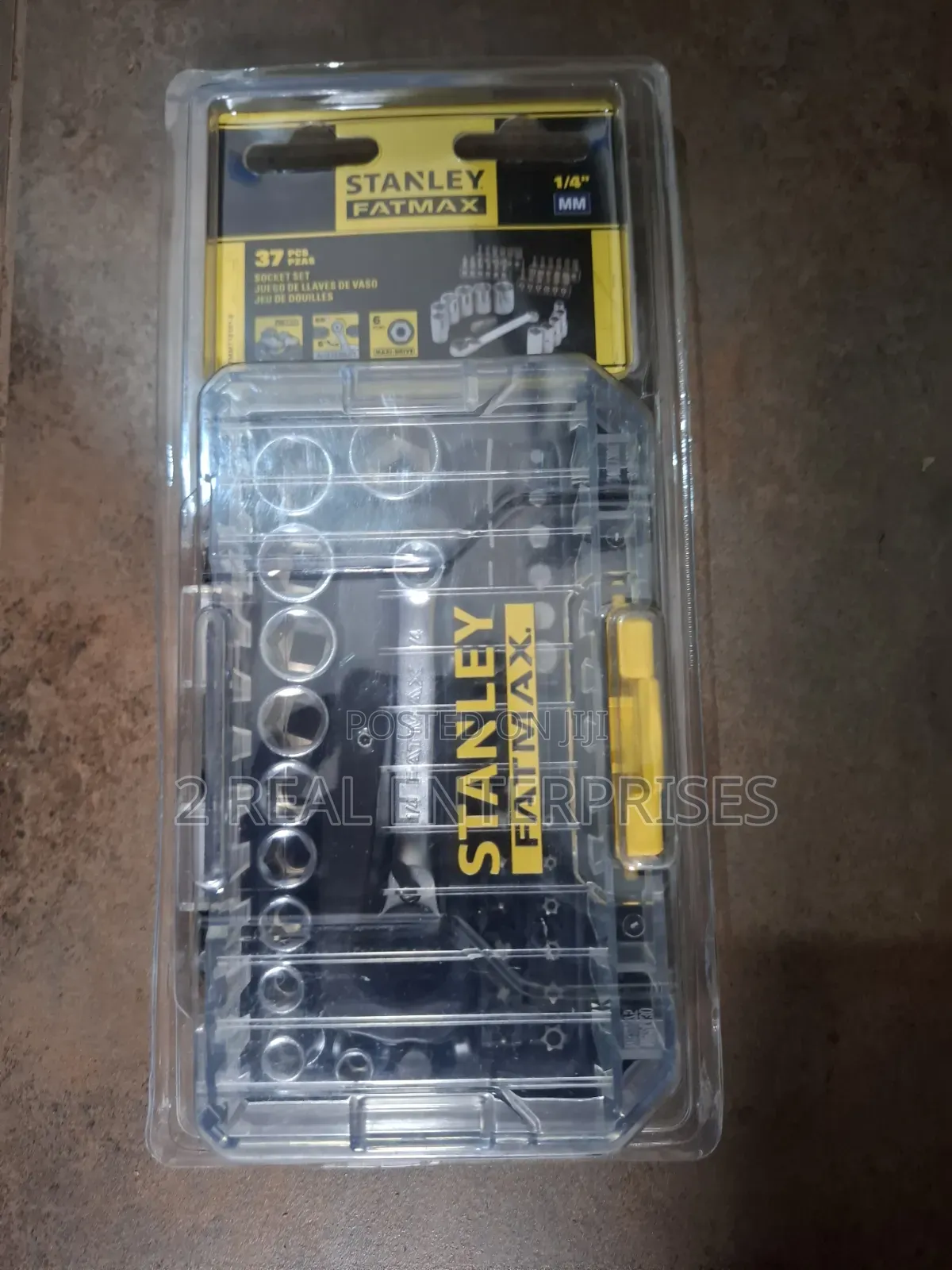Stanley FatMax 37-Piece 1/4" Metric Socket and Bit Set in Case