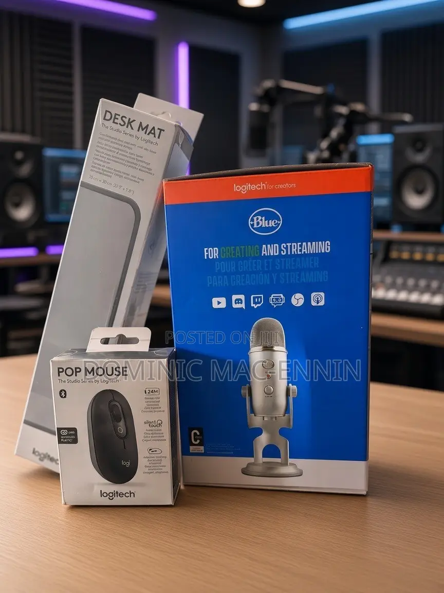 Logitech Blue Yeti USB Studio Microphone Creator Bundle