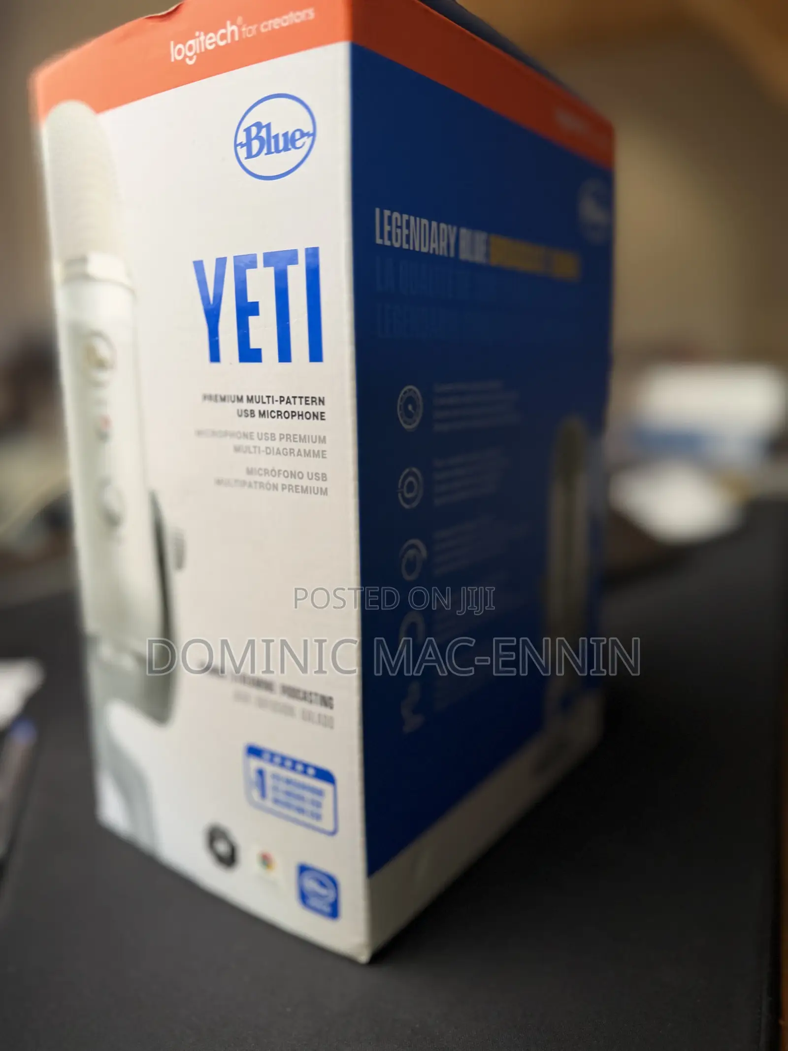Logitech Blue Yeti USB Studio Microphone Creator Bundle