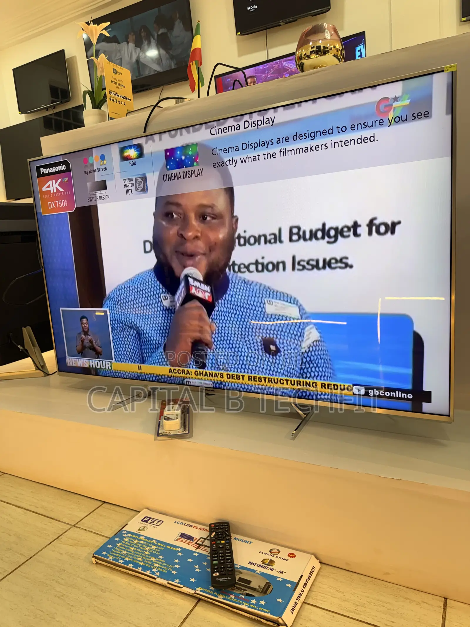 60inches Full Digital Satellite 4k UHD HDR SMART Panasonic TV