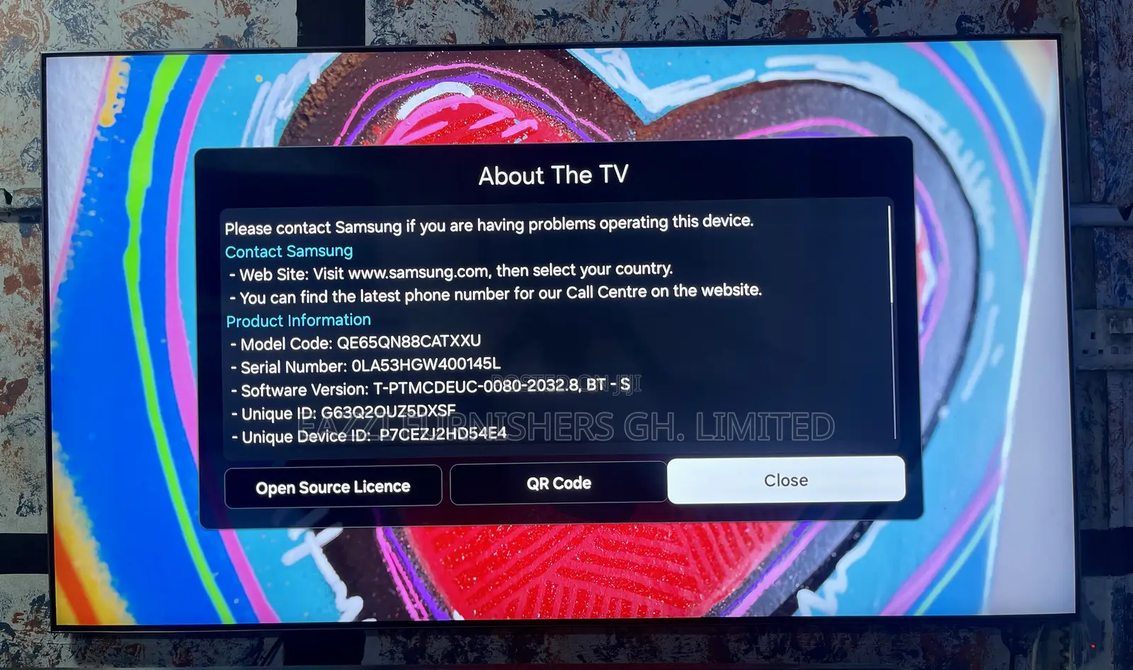 NEO QLED SAMSUNG 65 Inches 4k Uhd Anti Glare HDR PRO 120 Hz Gaming TV
