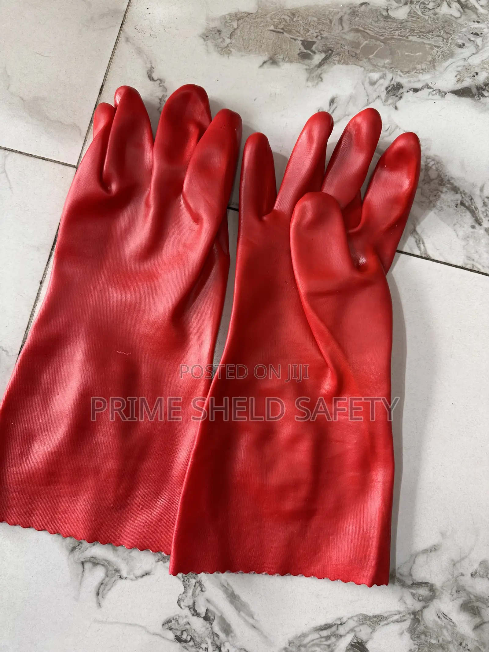 Heavy Duty PVC Chemical Resistant Safety Gloves