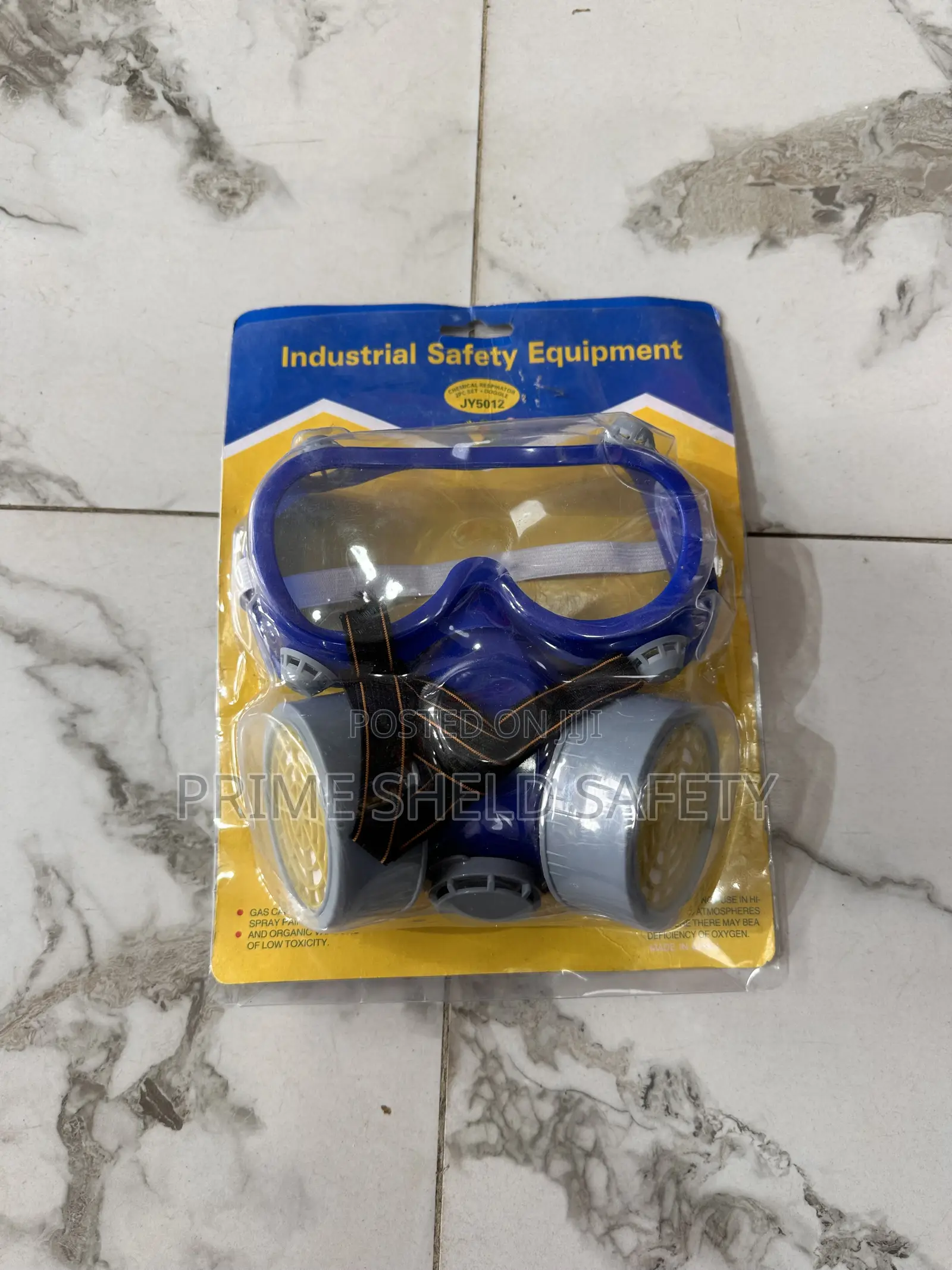 Full-Face Respirator Mask With Goggles