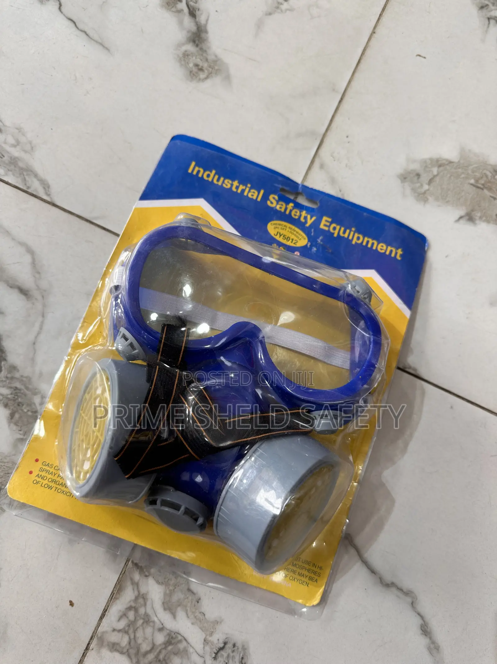 Full-Face Respirator Mask With Goggles