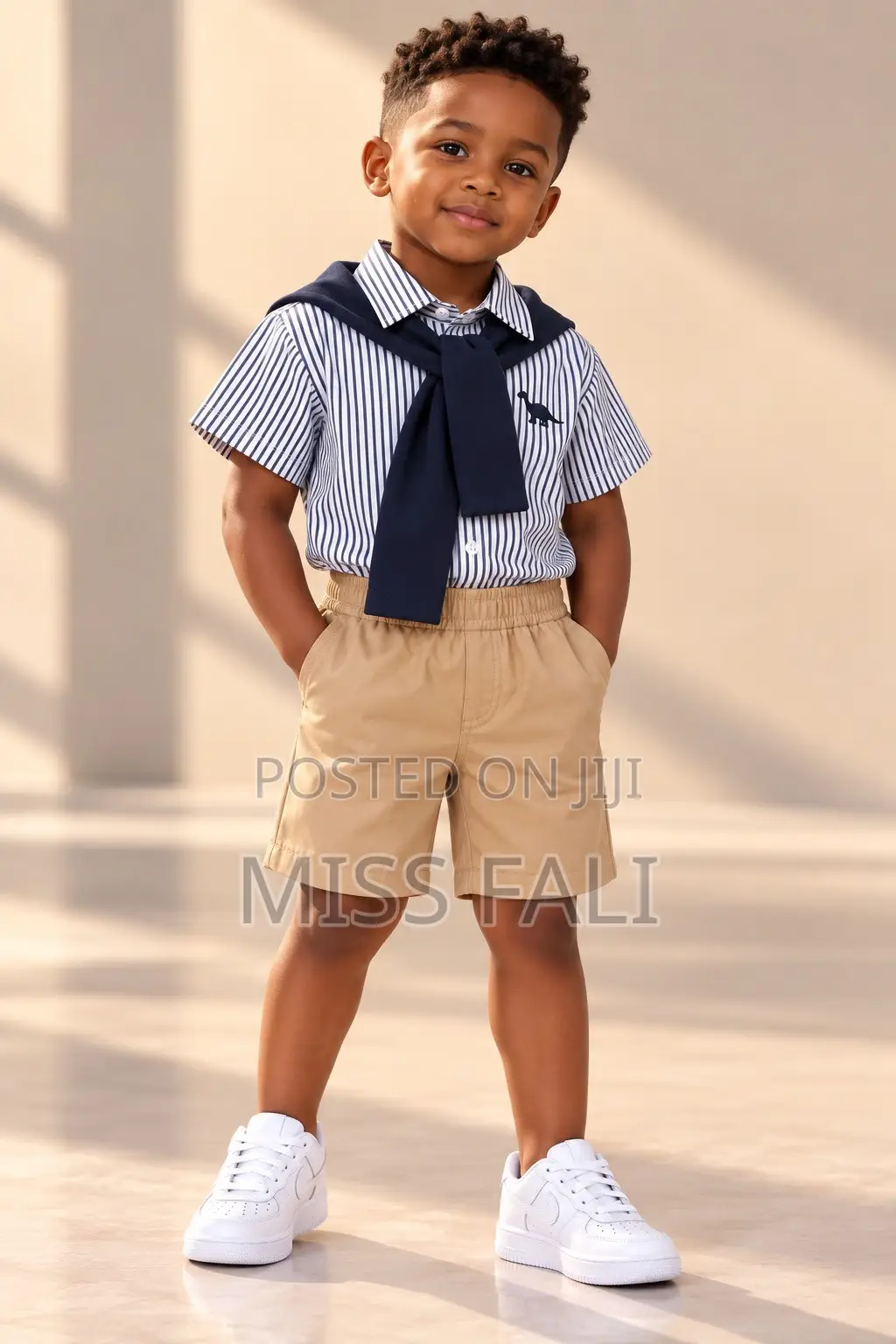 Little Gentleman Striped Set. 3-4Years