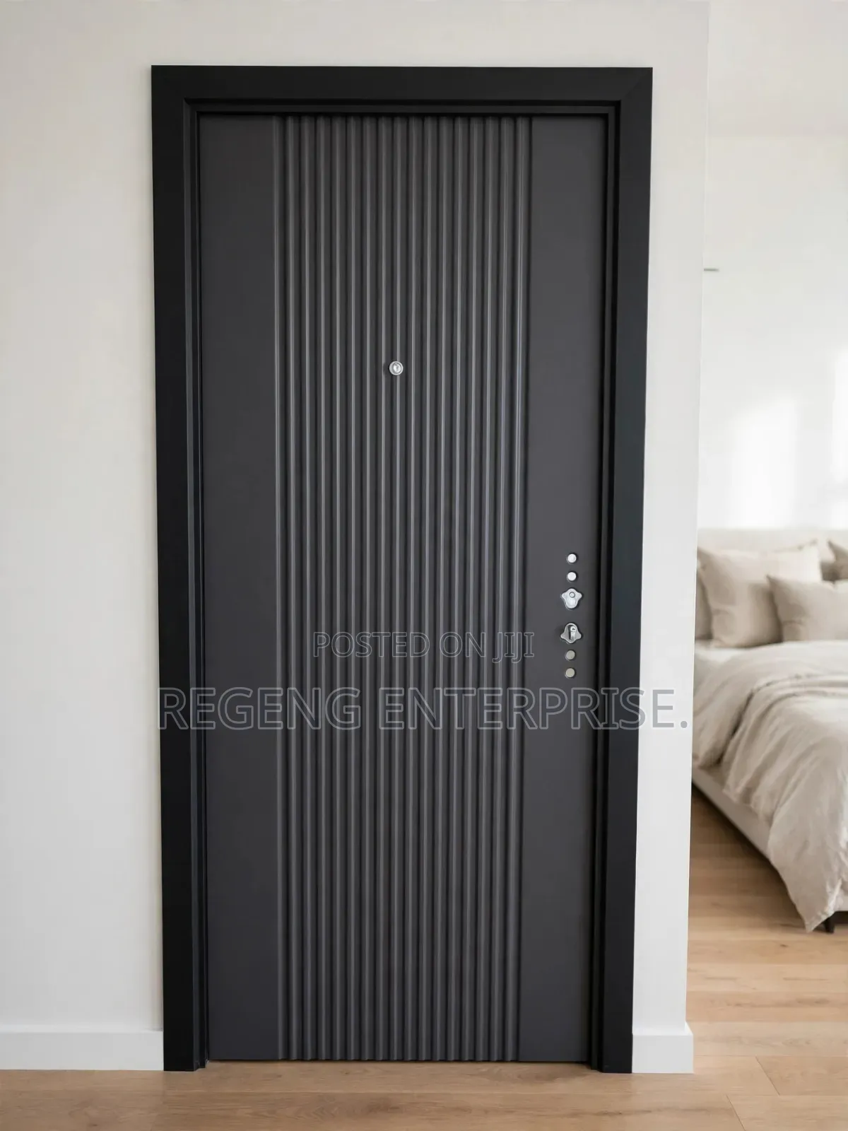 Galvanize Gray Security Door (12locks)