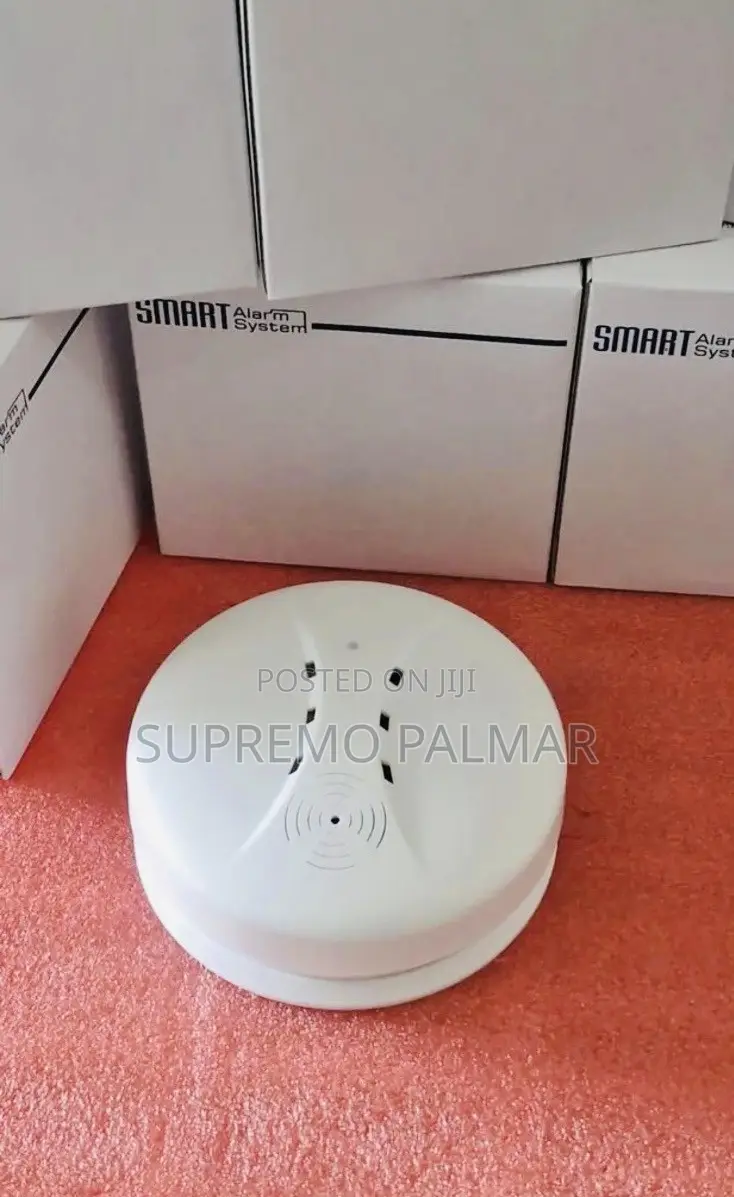 9V Battery Smoke Detector With Test Button | Home Fire Alarm 85dB