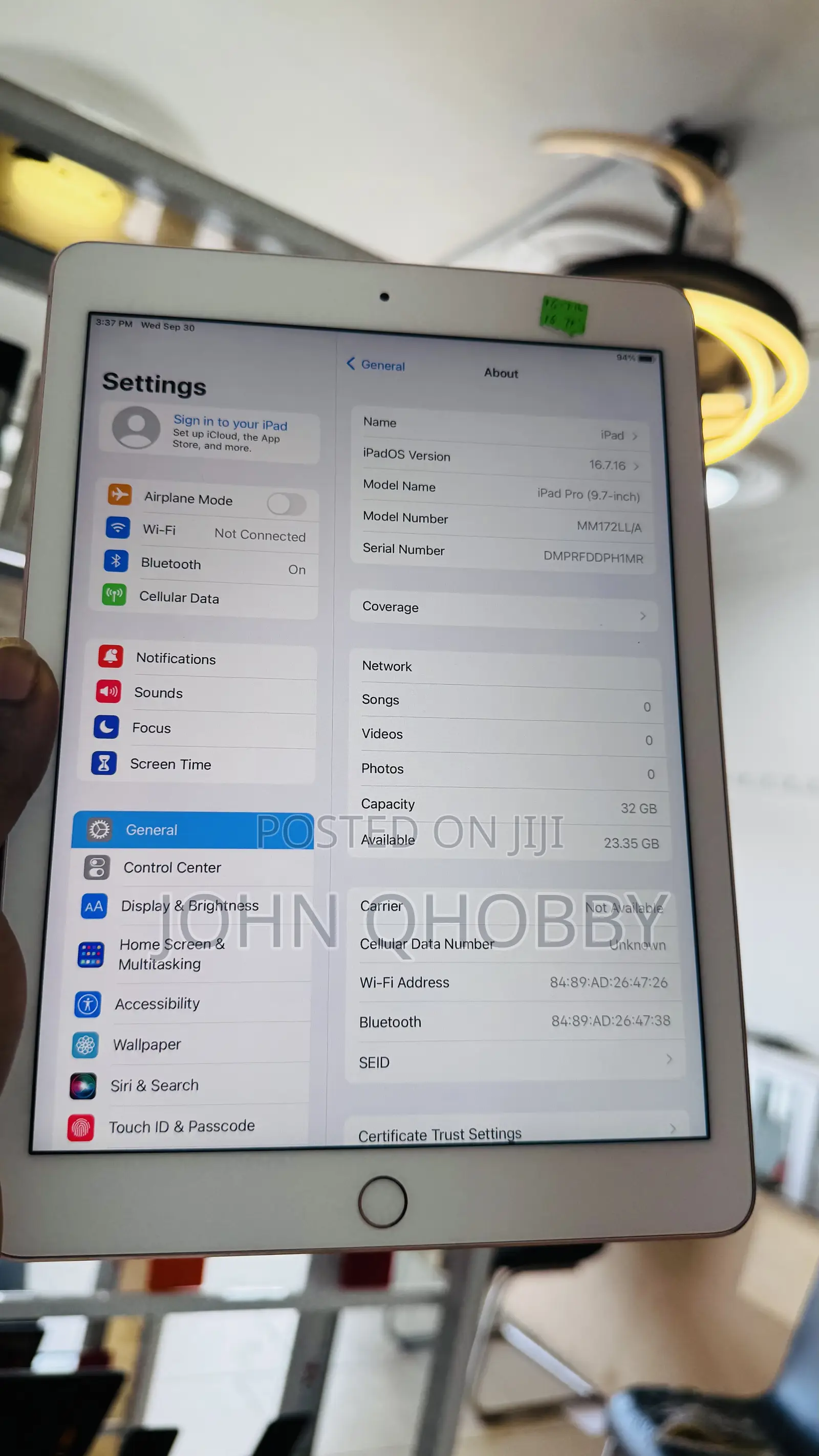Apple iPad Pro 9.7 (2016) 32 GB Pink