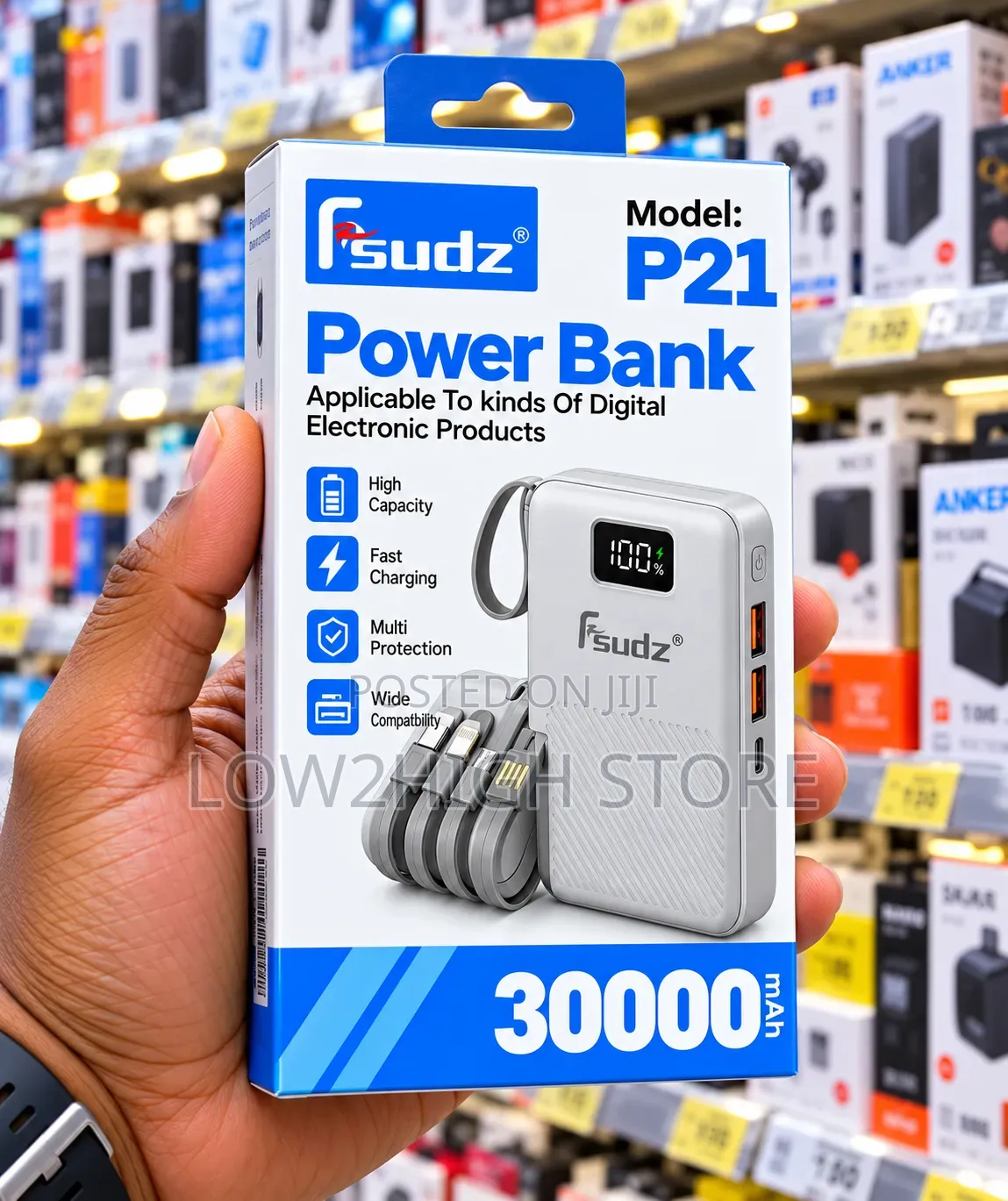 Fsudz P21 30,000mAh 22.5W Power Bank