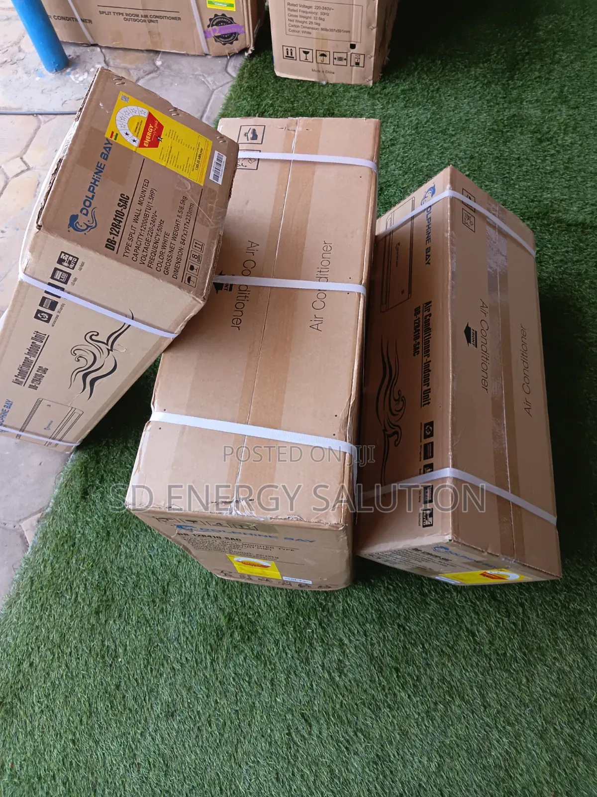 Original Dolphine Bay 1.5hp Air Conditioner-R410a Gas,100%Copper