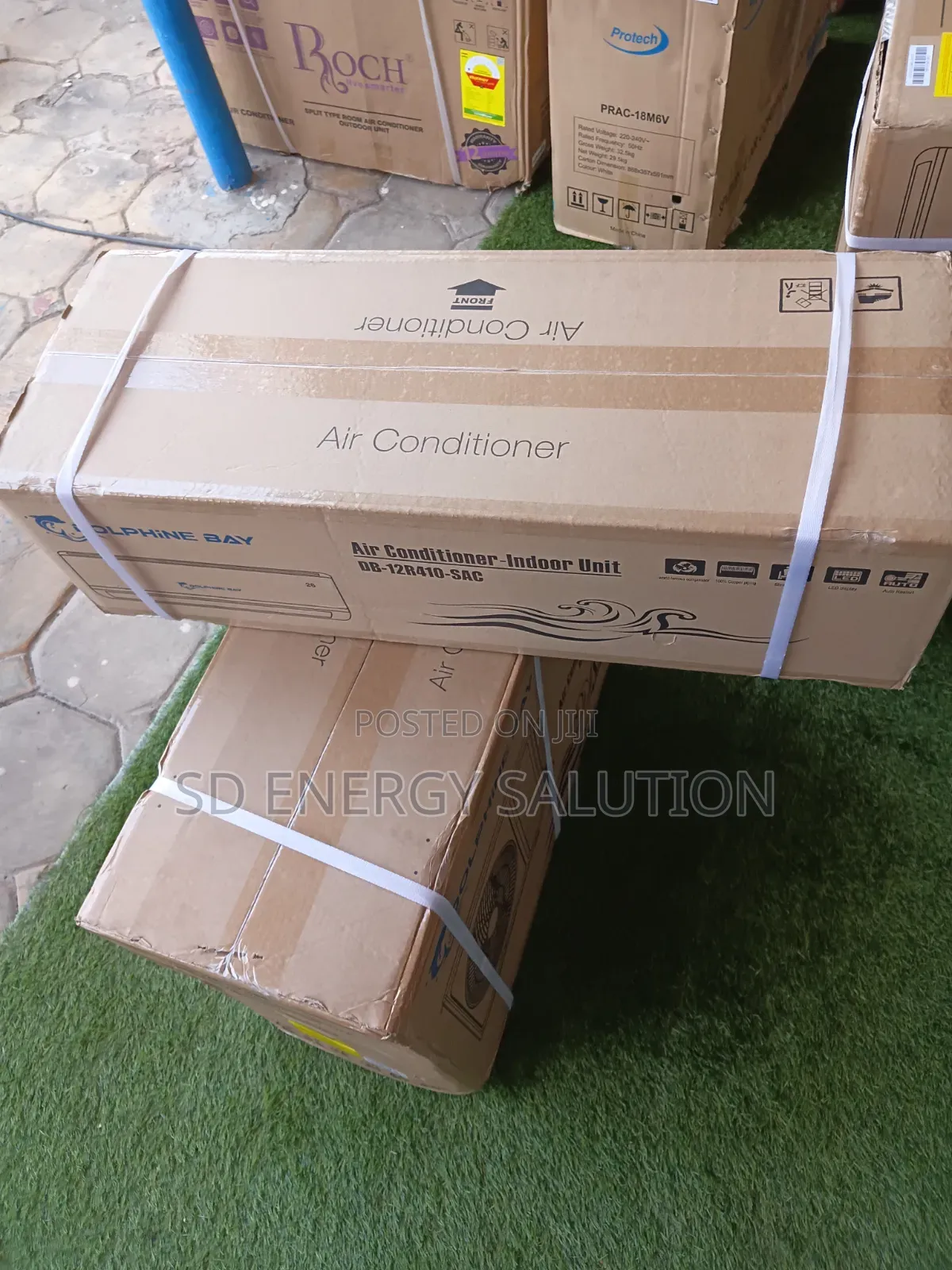 Original Dolphine Bay 1.5hp Air Conditioner-R410a Gas,100%Copper