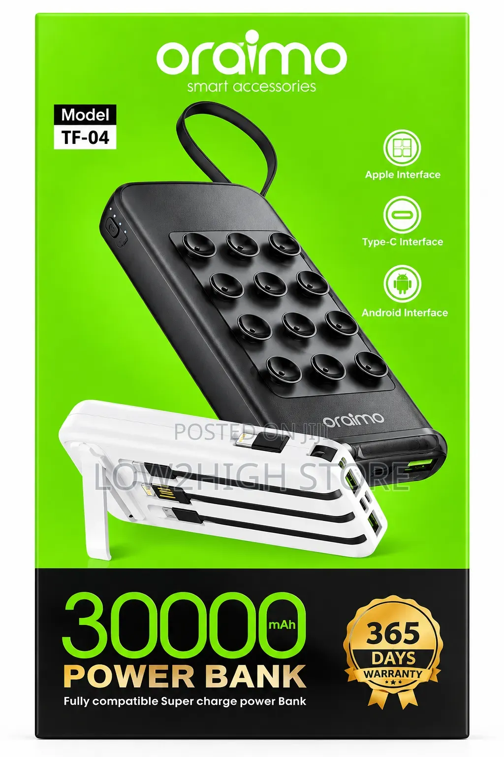 Ariamo TF-04 30,000mAh Power Bank