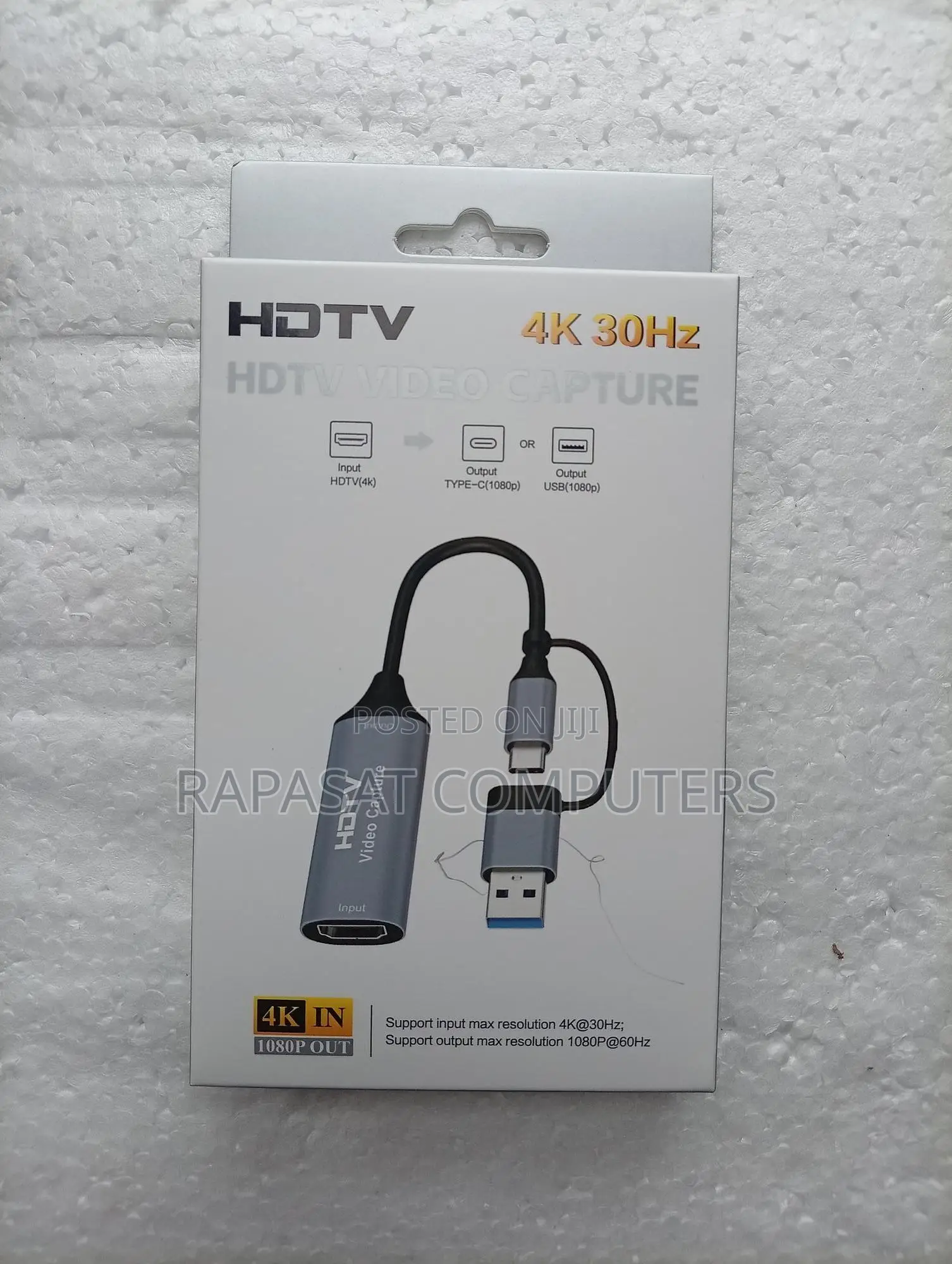 HDTV 2 in 1 USB/Type-C 4k Hdmi Video Capture Card