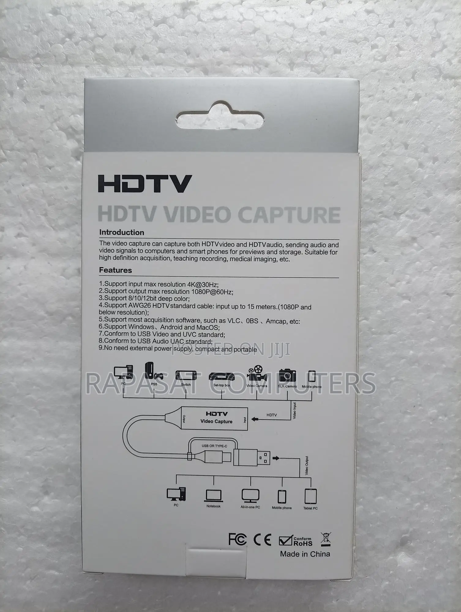 HDTV 2 in 1 USB/Type-C 4k Hdmi Video Capture Card
