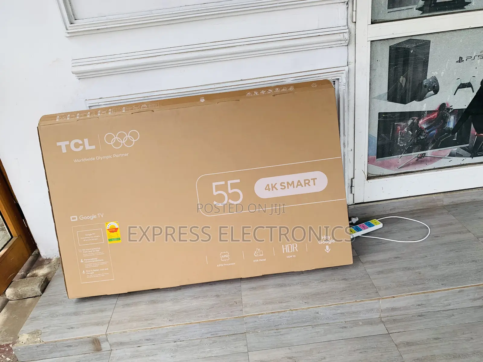 Text Us Fir Your Slim TCL 55′′ 4K HDR Frameless Google TV 55P635