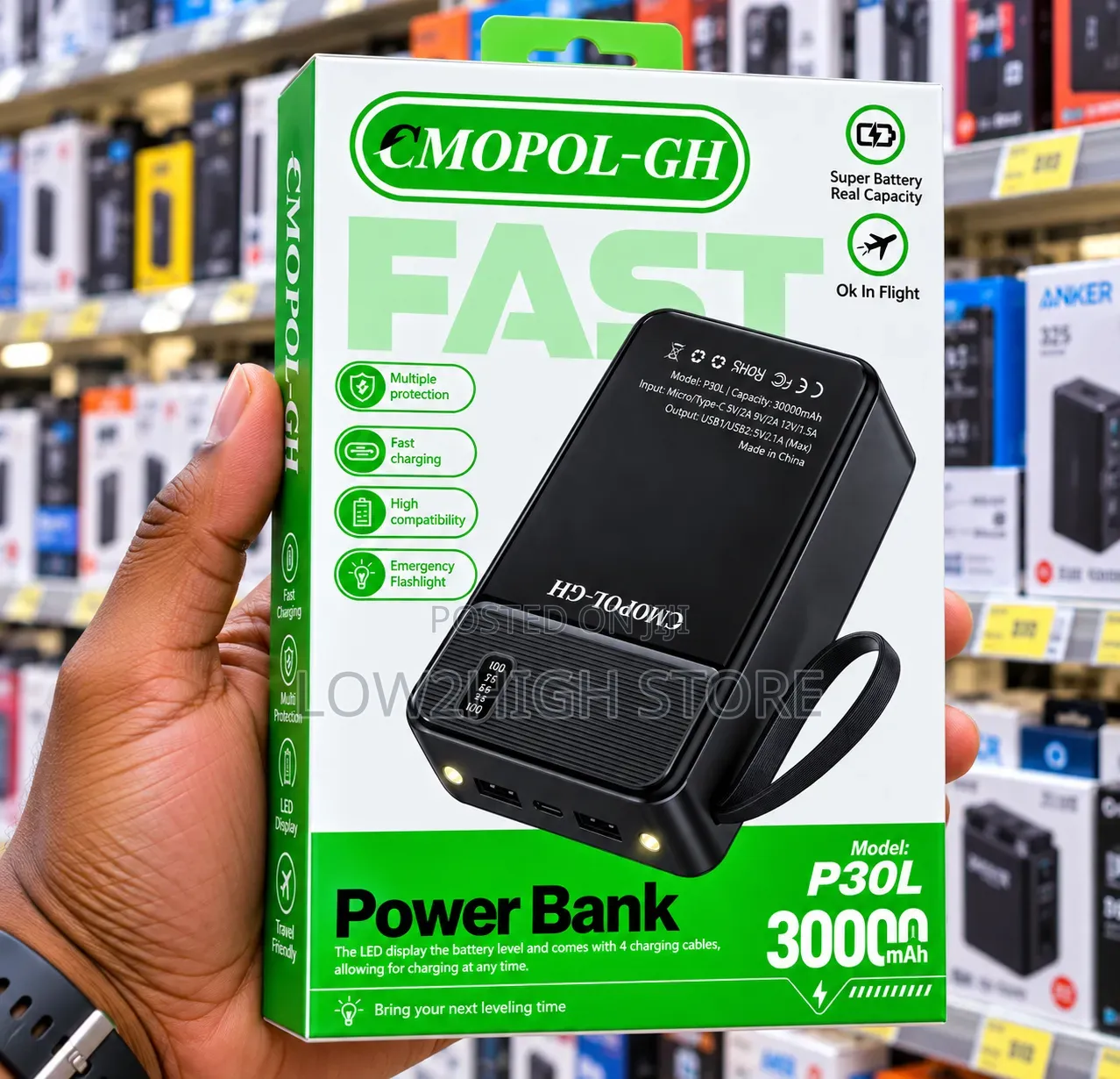 CMOPOL-GH P30L 30,000mAh Power Bank
