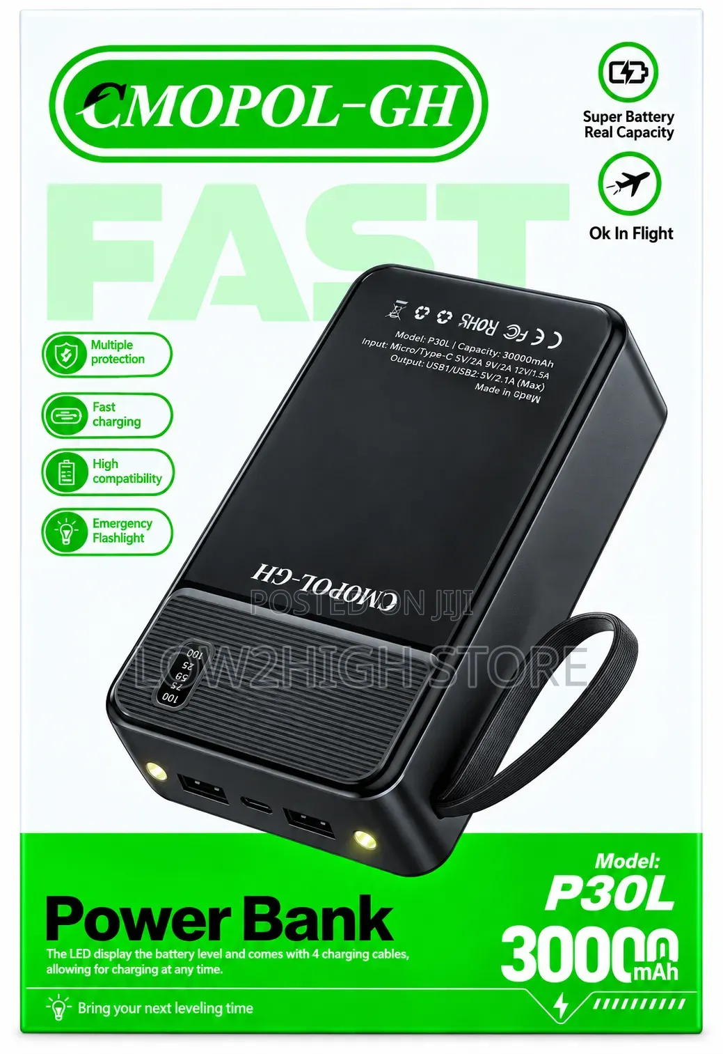 CMOPOL-GH P30L 30,000mAh Power Bank