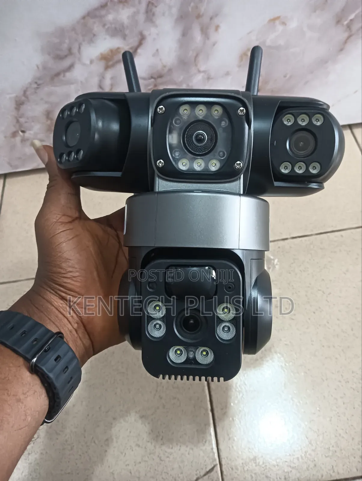 4G 3 Lens Solar Smart Security Camera
