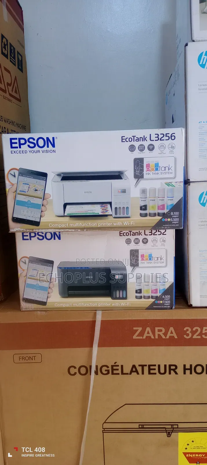 Epson Ecotank L3256 Color Printer/3-in-1/WiFi