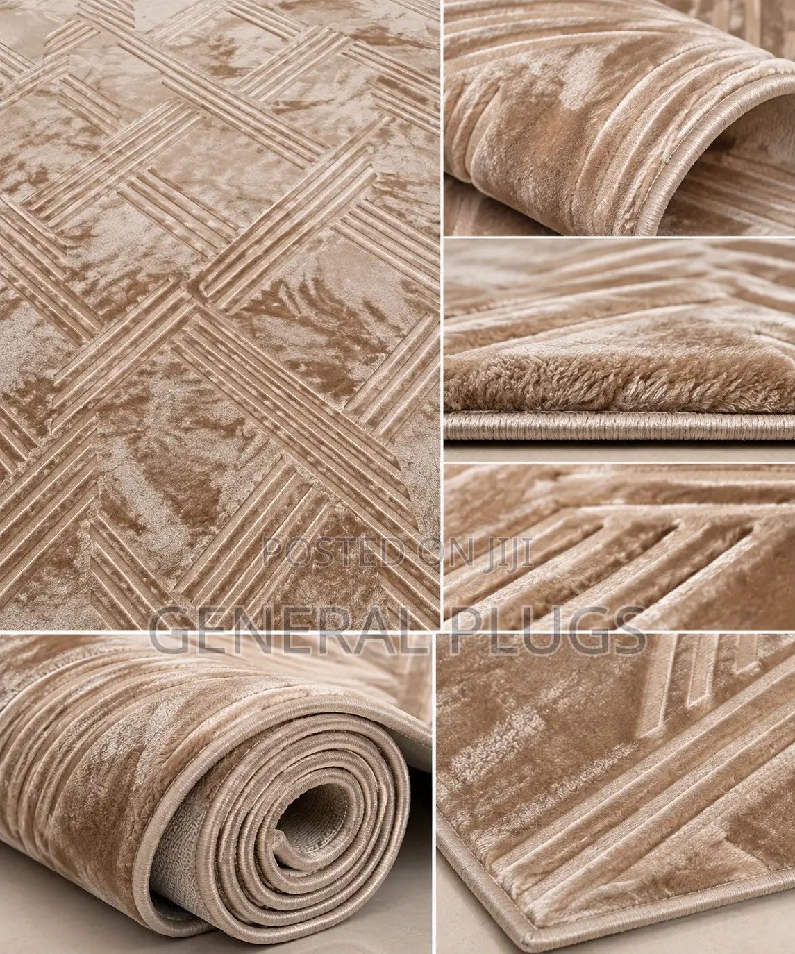 Premium Fluffy Luxurious Suede Velvet Carpets Biggest Size 200x300cm