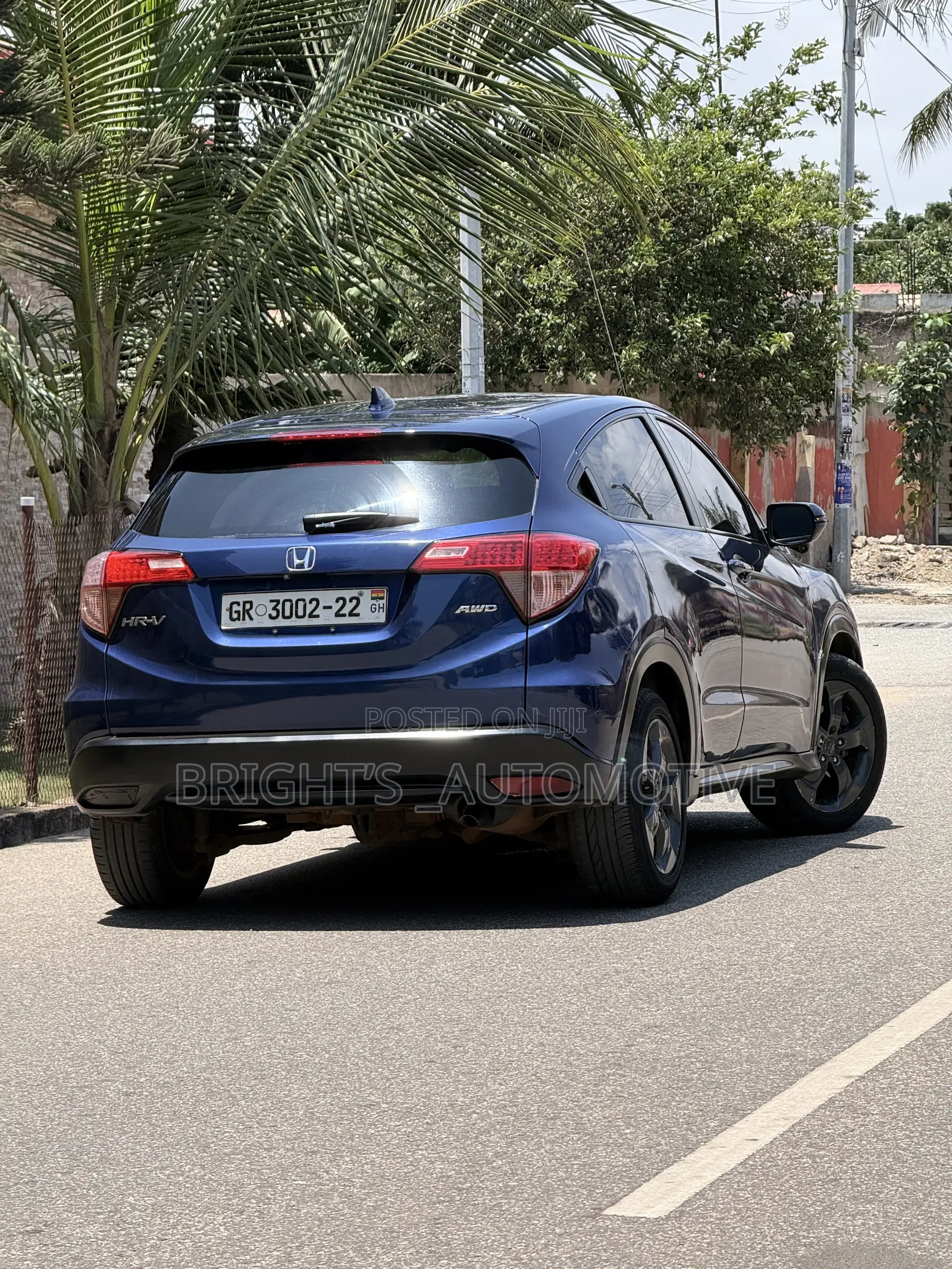 Honda HR-V EX AWD 2017 Blue