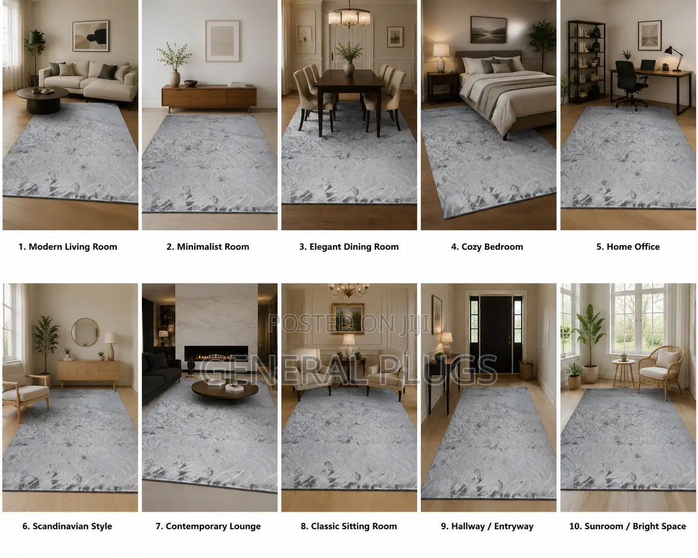 Luxury Soft Fluffy Floor Carpet Biggest Size (200x300cm)