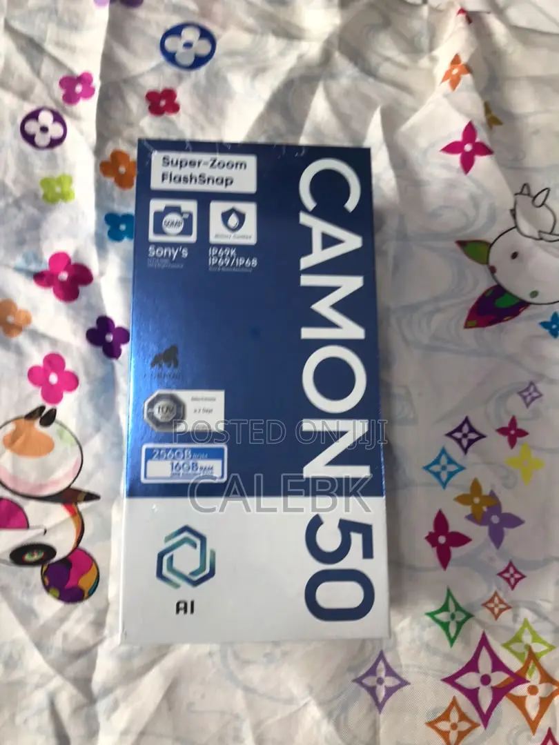 New Tecno Camon 50 Pro 256 GB Black