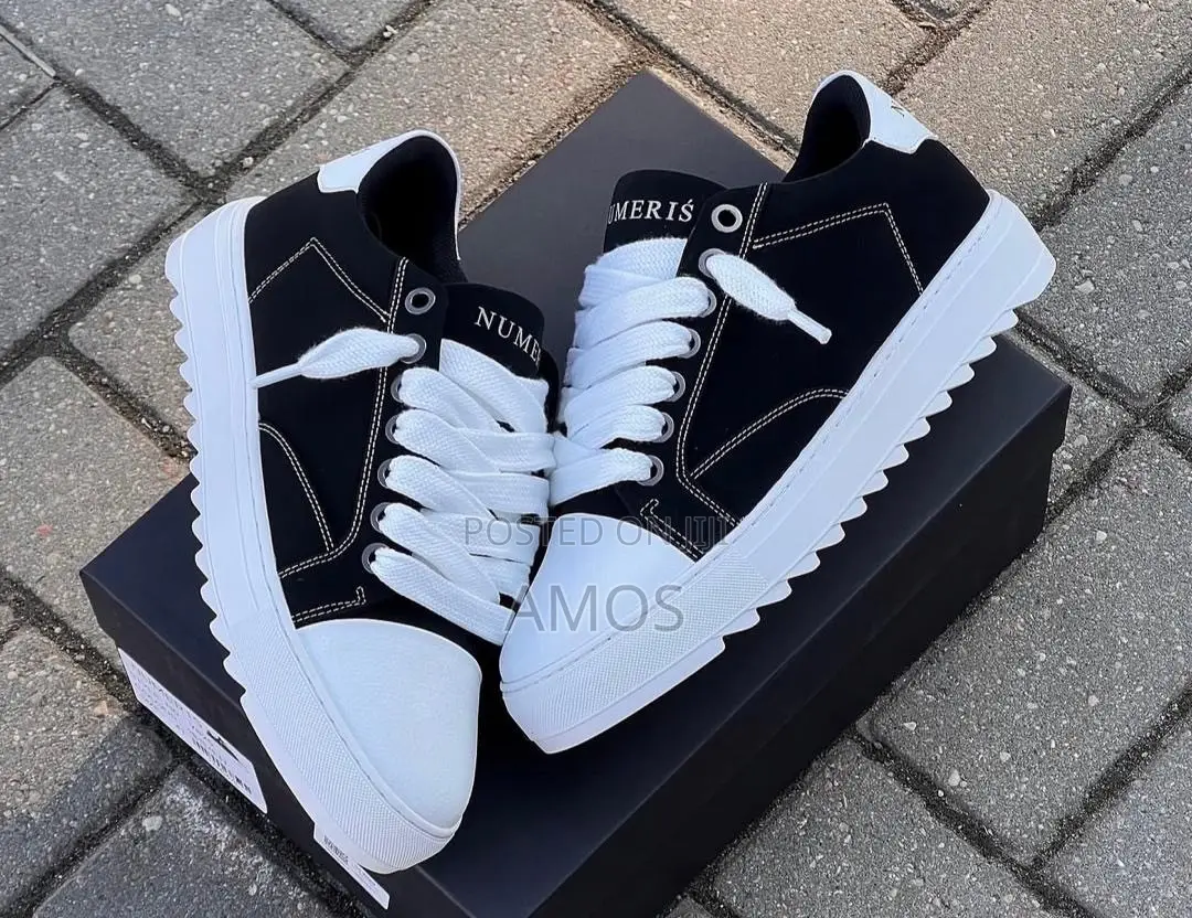 NUMERIS Blue White Sneakers