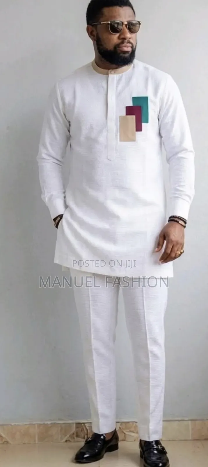 Men's White Kaftan