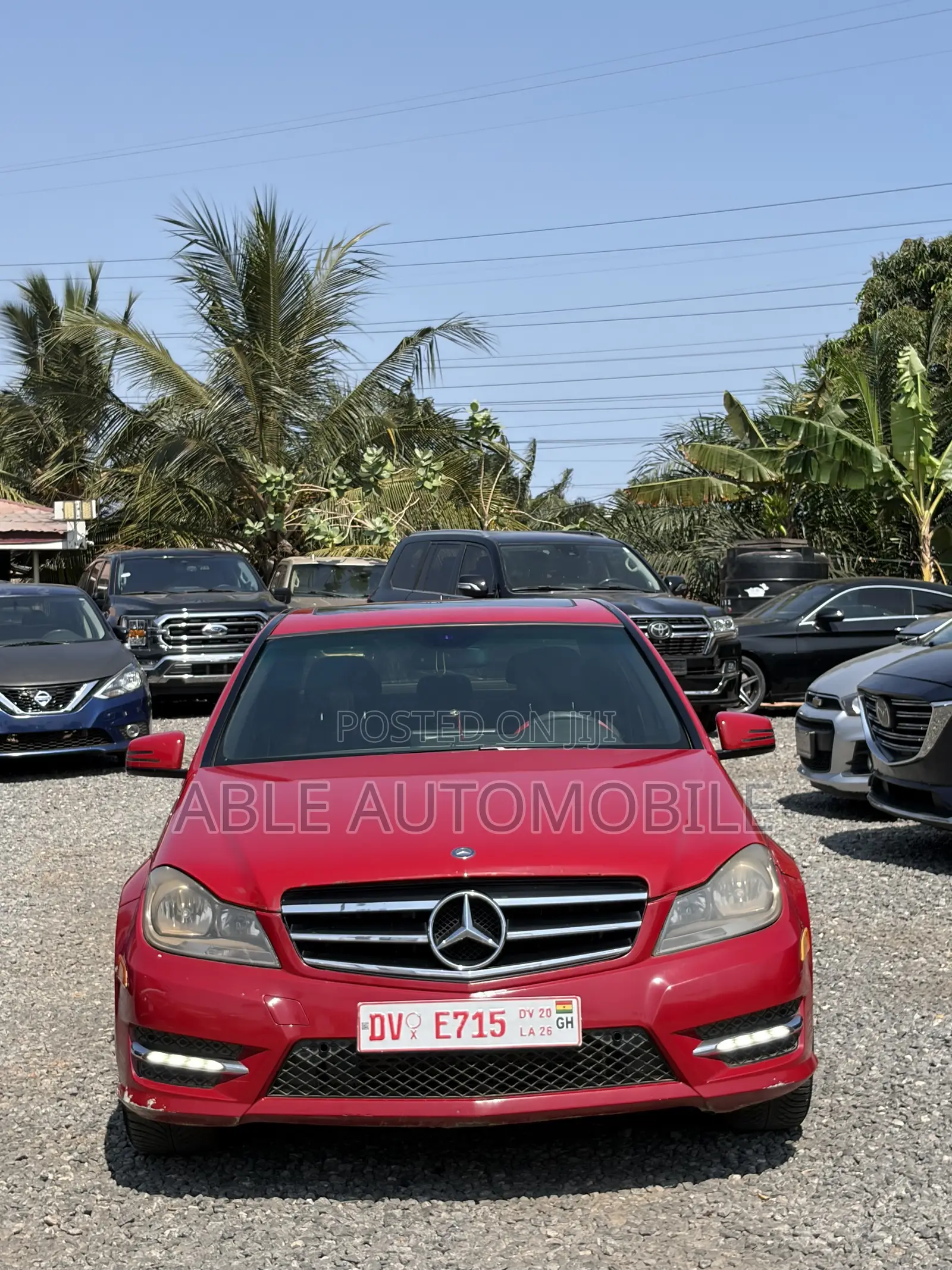Mercedes-Benz C250 2014 Red