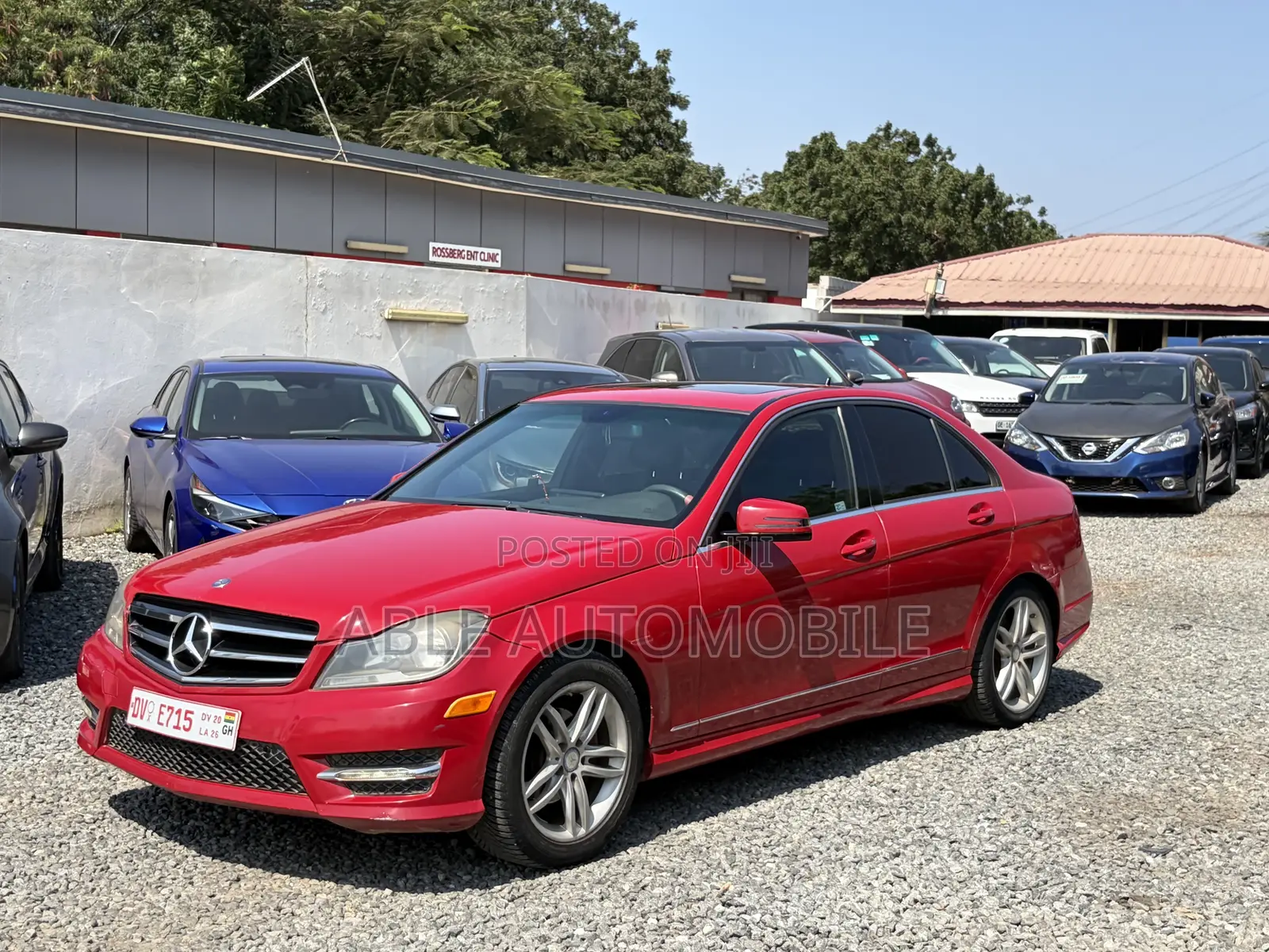 Mercedes-Benz C250 2014 Red