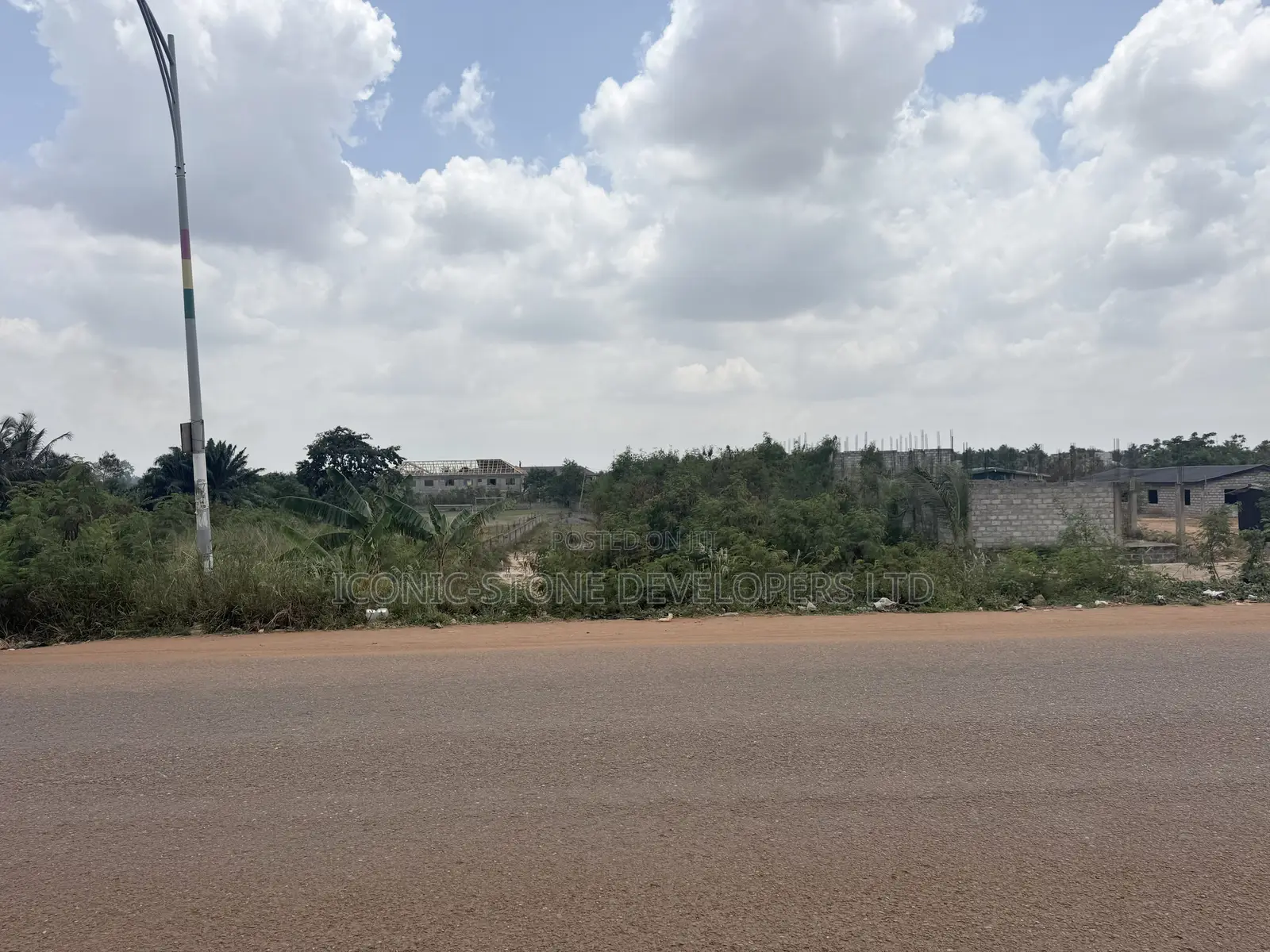 Titled 2 Plots of Main Roadside Land at Dodowa