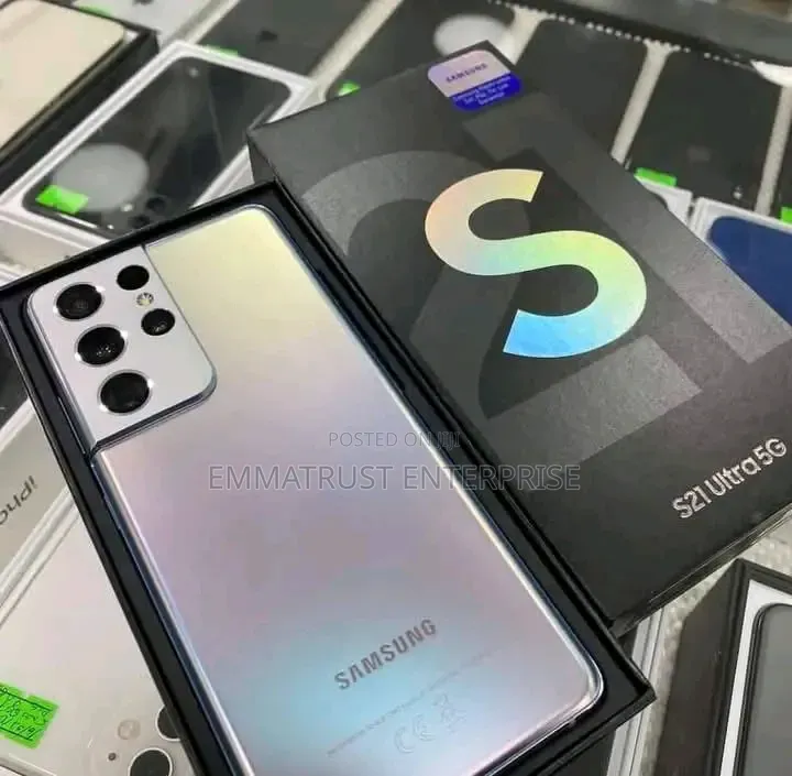 New Samsung Galaxy S21 Ultra 5G 128 GB Silver
