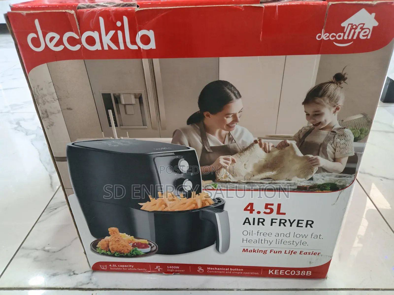 Air Fryer Smart Life Decakila 4.5L Air Fryer