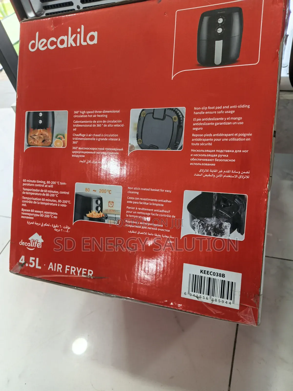 Air Fryer Smart Life Decakila 4.5L Air Fryer