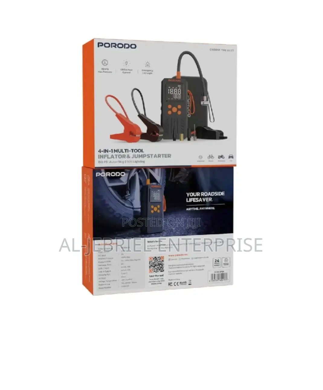 Porodo 1000A Jump Starter