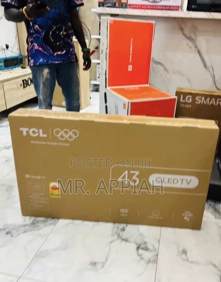 Extremely Affordable TCL 43” Qled 2k Smart TV(Black) 