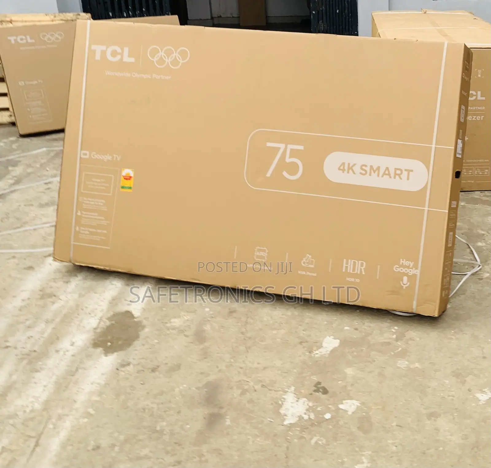 Experience Large 4K Smart Uhd TCL 75 Inch Android TV