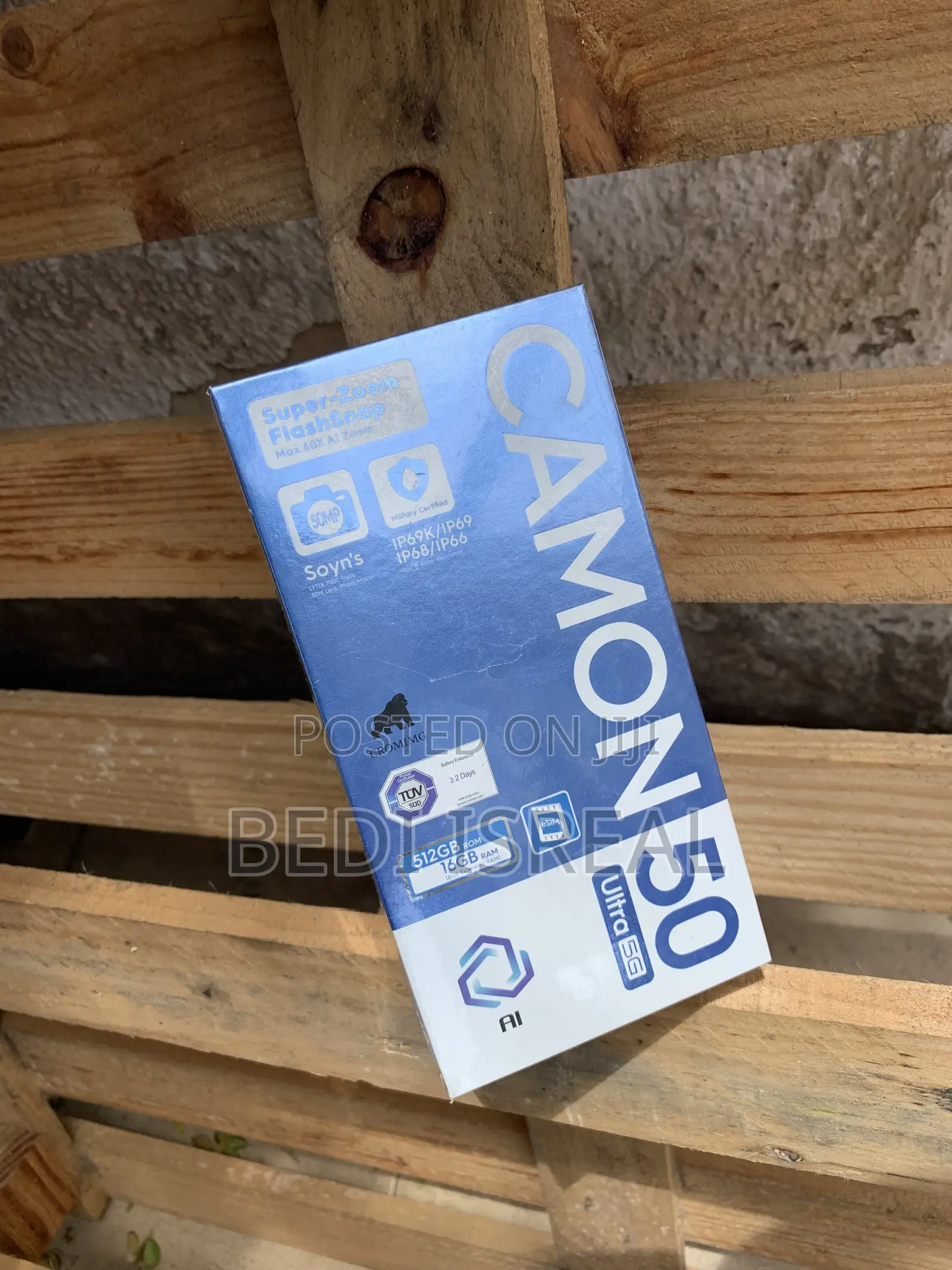 New Tecno Camon 50 Ultra 512 GB Black