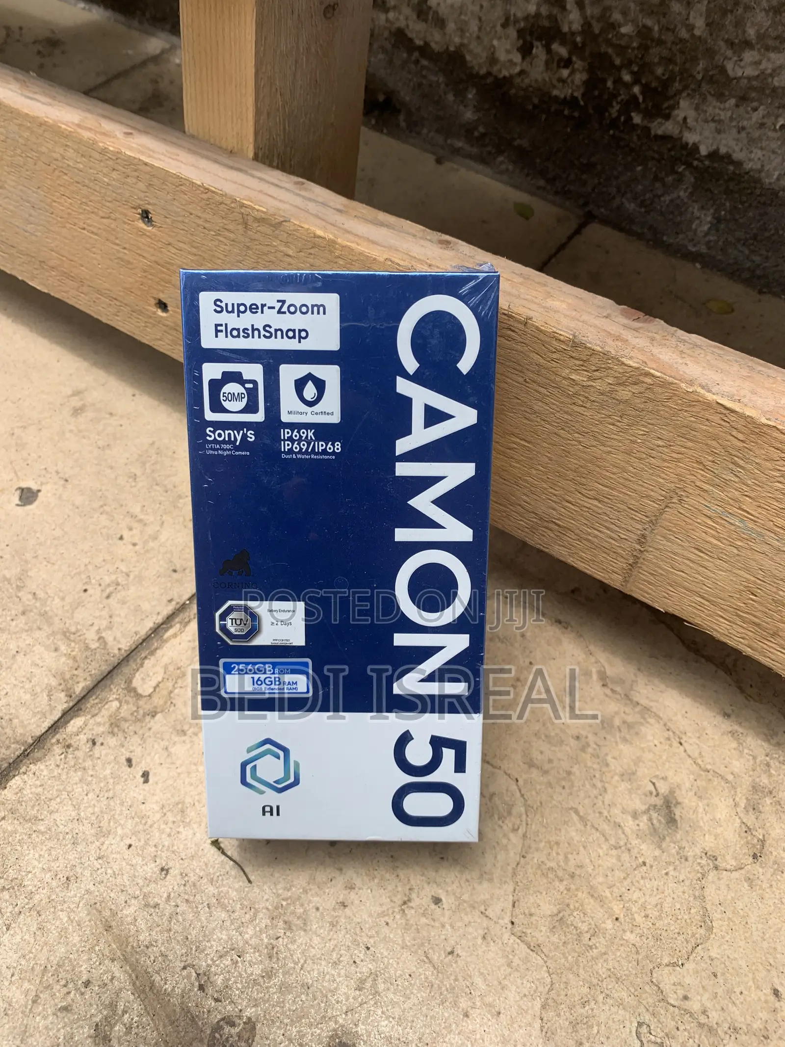 New Tecno Camon 50 256 GB Black