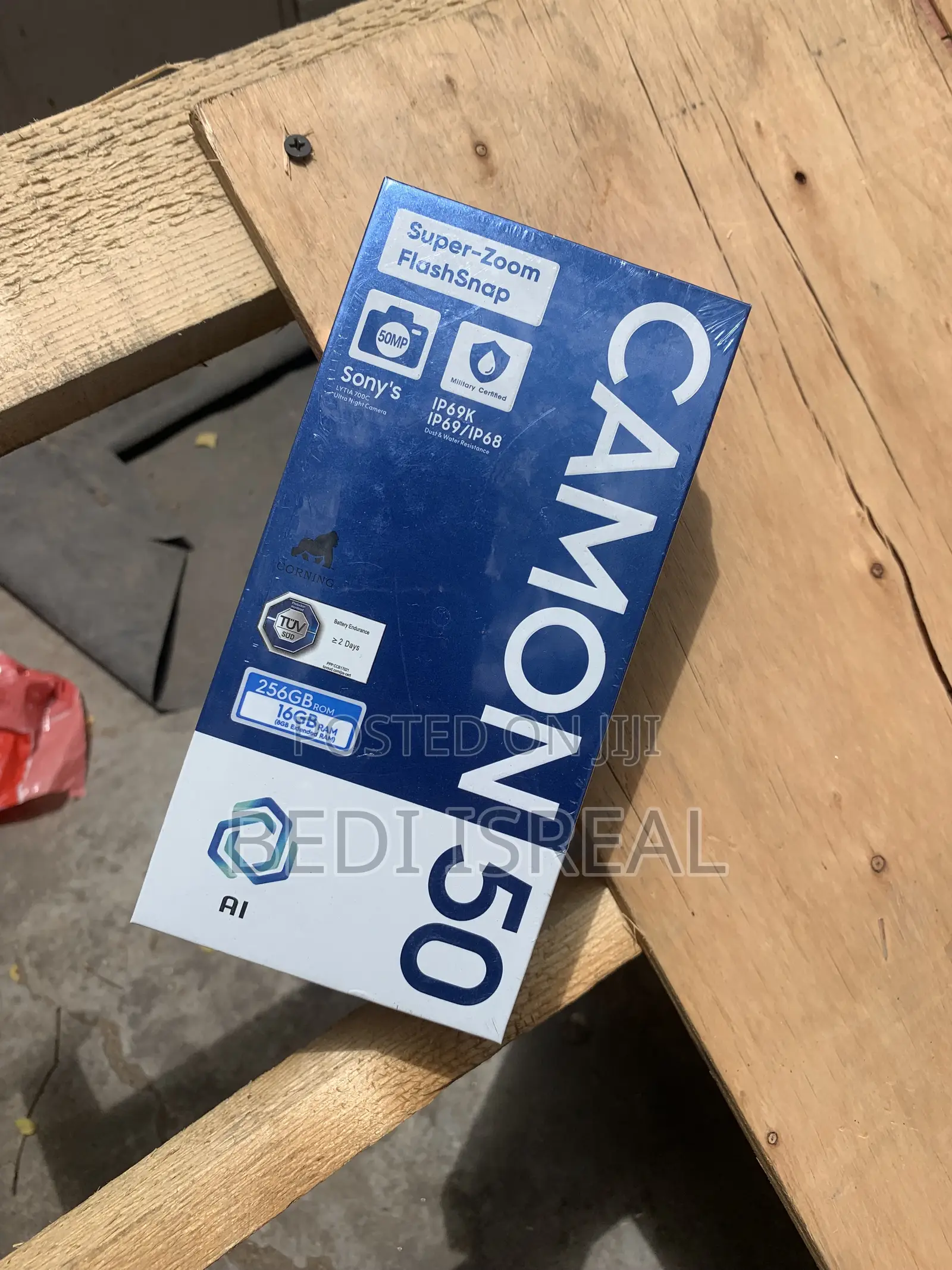 New Tecno Camon 50 256 GB Black