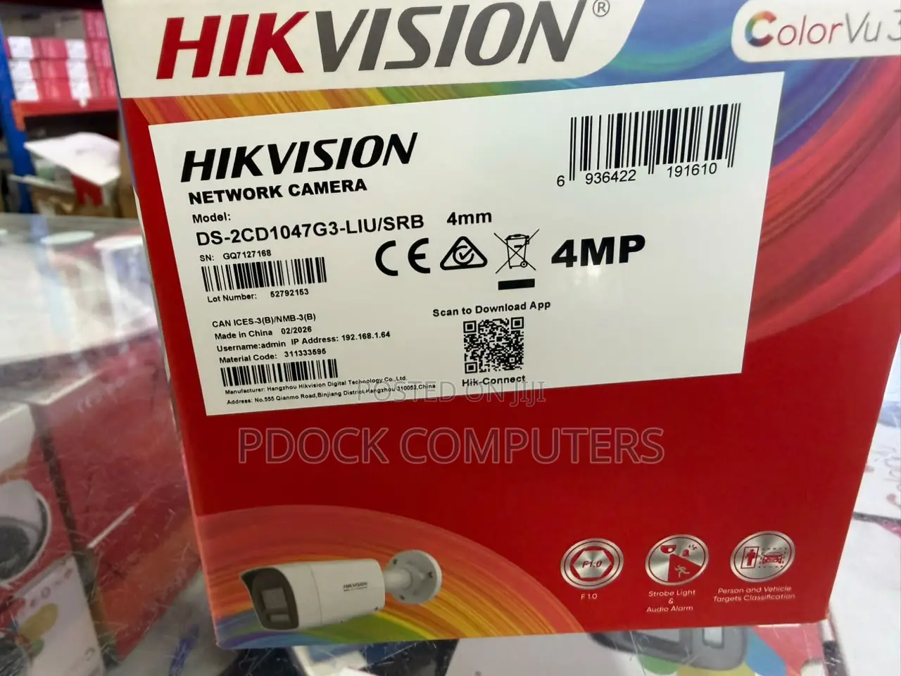 HIKVISION Face Recognition Terminal DS-K1T321MFWX-B